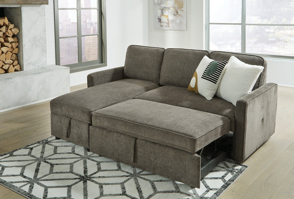 Kerle 2-Piece Sectional with Pop Up Bed - Furniture 4 Less (Jacksonville, NC)