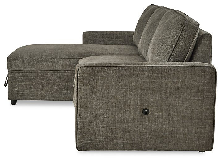 Kerle 2-Piece Sectional with Pop Up Bed - Furniture 4 Less (Jacksonville, NC)