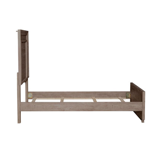 Liberty Furniture Horizons Twin Panel Bed with HB Lights in Graystone - Furniture 4 Less (Jacksonville, NC)