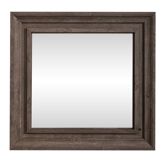 Horizons Lighted Mirror in Graystone - Furniture 4 Less (Jacksonville, NC)