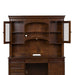 Brayton Manor Jr Executive Credenza Hutch in Cognac - Furniture 4 Less (Jacksonville, NC)