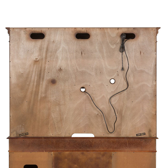 Brayton Manor Jr Executive Credenza Hutch in Cognac - Furniture 4 Less (Jacksonville, NC)