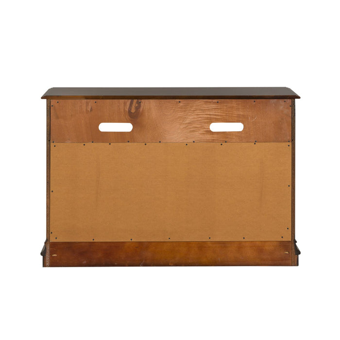 Brayton Manor Jr Executive Media Lateral File in Cognac - Furniture 4 Less (Jacksonville, NC)