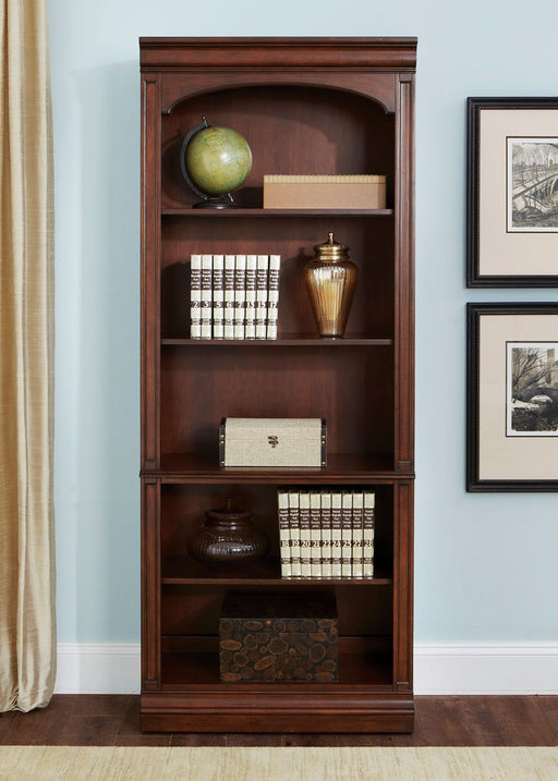 Liberty Brayton Manor Jr Executive Open Bookcase in Cognac - Furniture 4 Less (Jacksonville, NC)