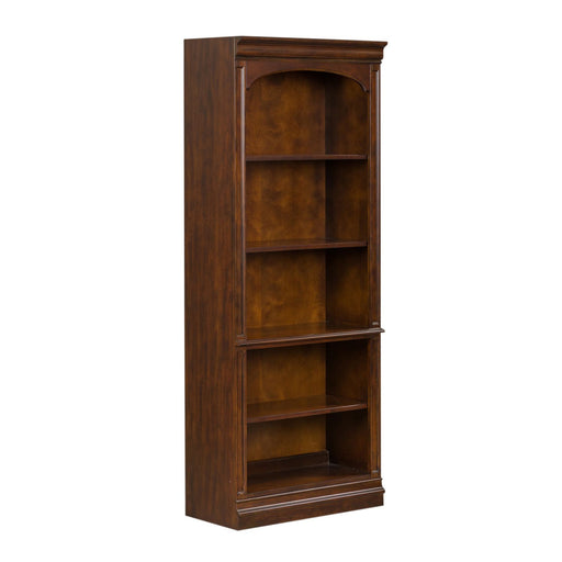 Brayton Manor Jr Executive Open Bookcase in Cognac - Furniture 4 Less (Jacksonville, NC)