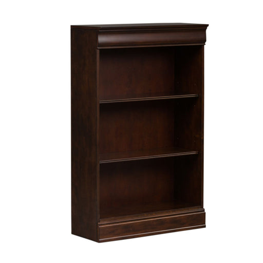 Brayton Manor Jr Executive 48 Inch Bookcase (RTA) in Cognac - Furniture 4 Less (Jacksonville, NC)