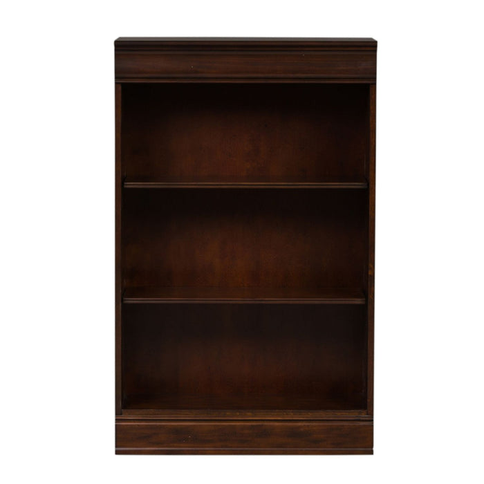 Brayton Manor Jr Executive 48 Inch Bookcase (RTA) in Cognac - Furniture 4 Less (Jacksonville, NC)