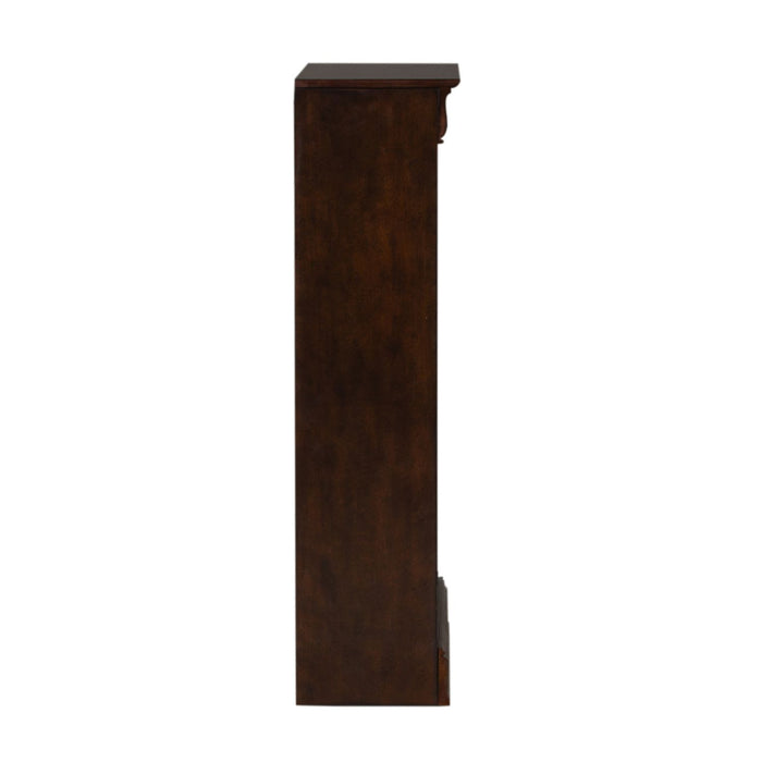 Brayton Manor Jr Executive 48 Inch Bookcase (RTA) in Cognac - Furniture 4 Less (Jacksonville, NC)