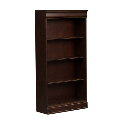 Brayton Manor Jr Executive 60 Inch Bookcase (RTA) in Cognac - Furniture 4 Less (Jacksonville, NC)