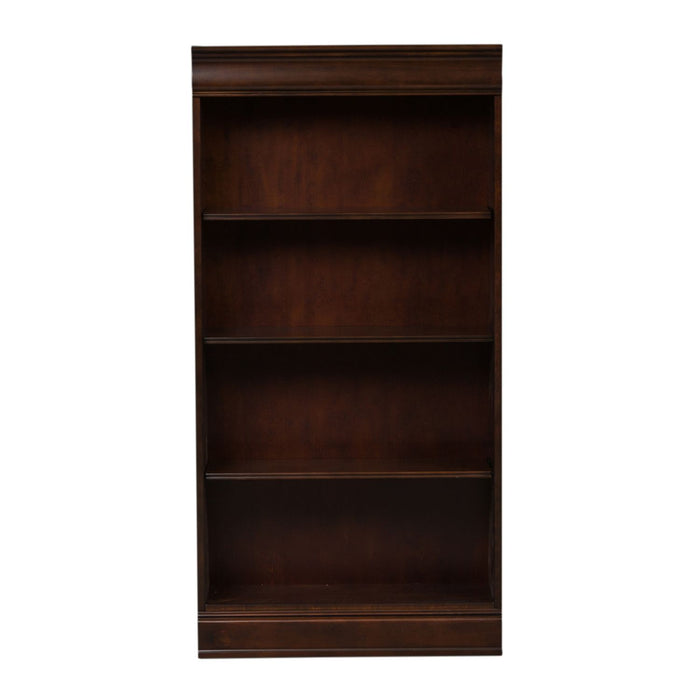 Brayton Manor Jr Executive 60 Inch Bookcase (RTA) in Cognac - Furniture 4 Less (Jacksonville, NC)