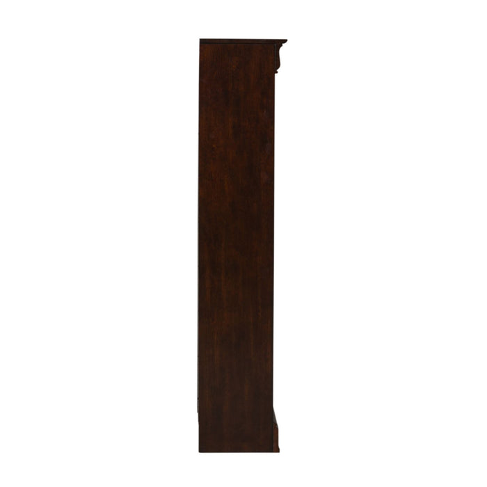 Brayton Manor Jr Executive 60 Inch Bookcase (RTA) in Cognac - Furniture 4 Less (Jacksonville, NC)