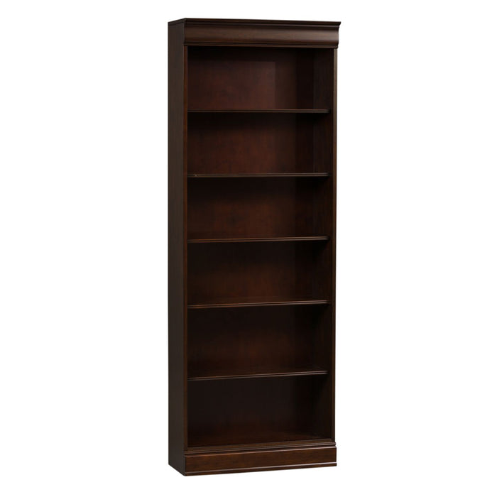 Brayton Manor Jr Executive 82 Inch Bookcase (RTA) in Cognac - Furniture 4 Less (Jacksonville, NC)