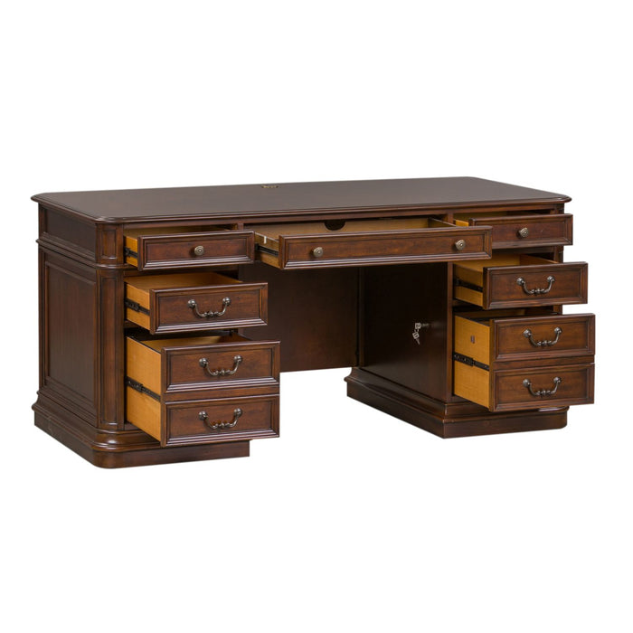Brayton Manor 5 Piece Jr Executive Set - Furniture 4 Less (Jacksonville, NC)
