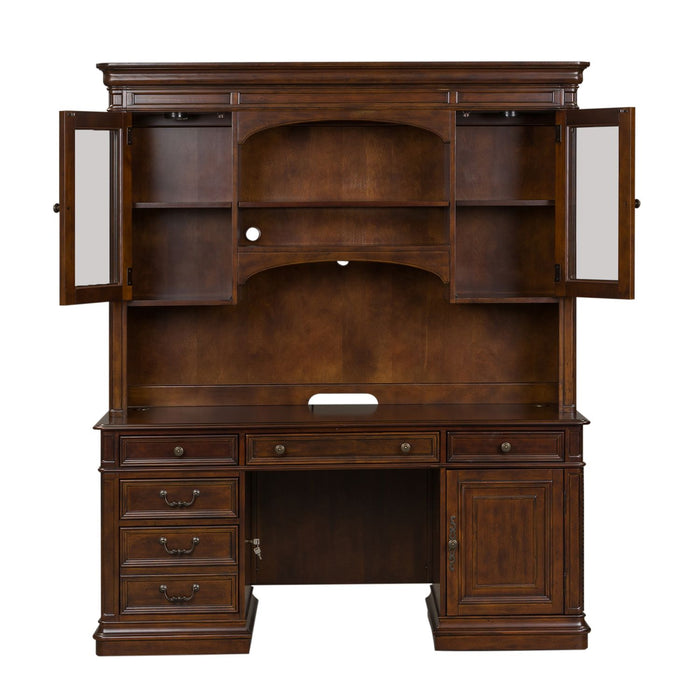 Brayton Manor Jr Executive Credenza Set - Furniture 4 Less (Jacksonville, NC)