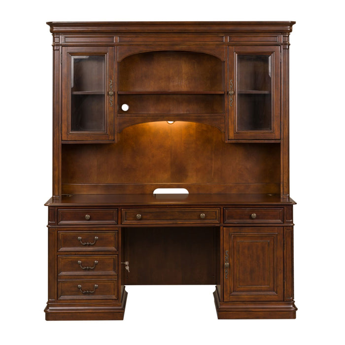 Brayton Manor Jr Executive Credenza Set - Furniture 4 Less (Jacksonville, NC)