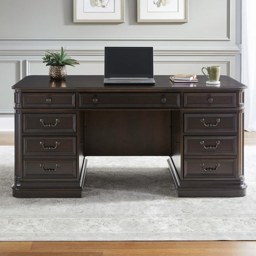 Brayton Manor Jr Executive Desk - Furniture 4 Less (Jacksonville, NC)