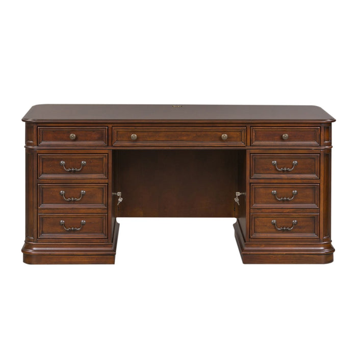 Brayton Manor Jr Executive Desk - Furniture 4 Less (Jacksonville, NC)