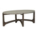 Cascade Oval Cocktail Table in Wire Brush Rustic Brown - Furniture 4 Less (Jacksonville, NC)