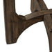 Cascade Chair Side Table in Wire Brush Rustic Brown - Furniture 4 Less (Jacksonville, NC)