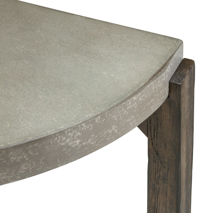 Cascade Sofa Table in Wire Brush Rustic Brown - Furniture 4 Less (Jacksonville, NC)