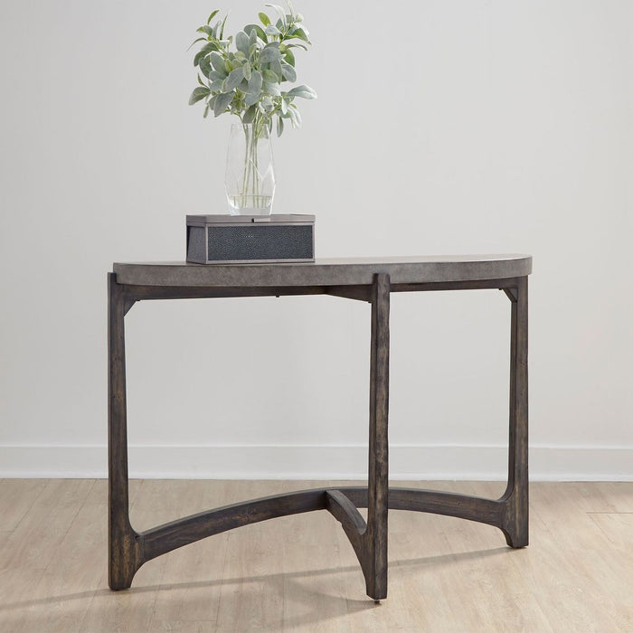 Liberty Furniture Cascade Sofa Table in Wire Brush Rustic Brown - Furniture 4 Less (Jacksonville, NC)