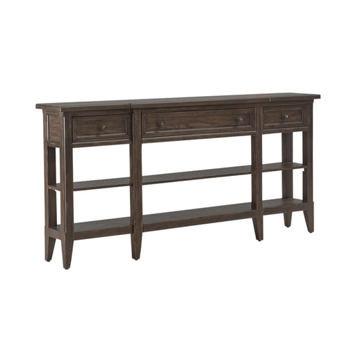 Paradise Valley Hall Console Table in Saddle Brown EST SHIP TIME APPX 4 WEEKS - Furniture 4 Less (Jacksonville, NC)