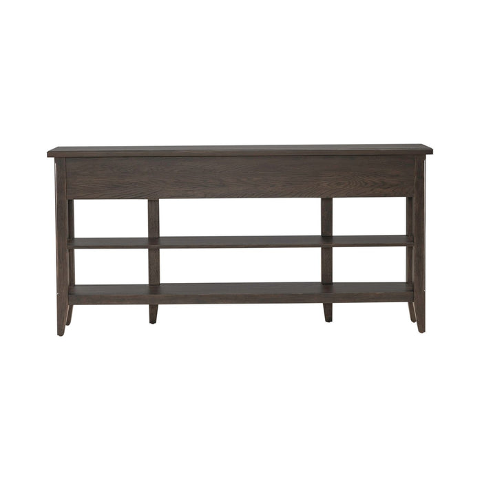 Paradise Valley Hall Console Table in Saddle Brown EST SHIP TIME APPX 4 WEEKS - Furniture 4 Less (Jacksonville, NC)