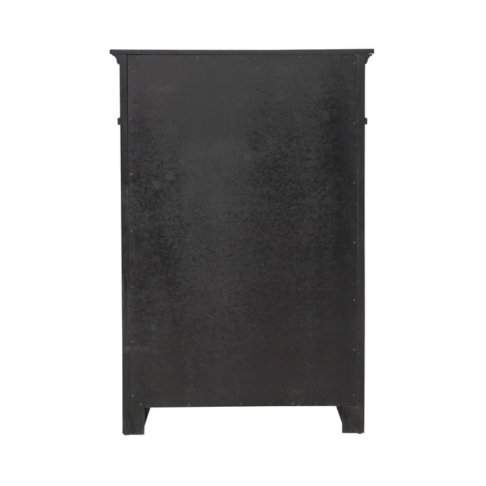 Paradise Valley 5 Drawer Chest in Saddle Brown - Furniture 4 Less (Jacksonville, NC)
