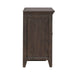 Paradise Valley 2 Door Bedside Chest with Charging Station in Saddle Brown - Furniture 4 Less (Jacksonville, NC)