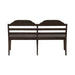 Paradise Valley Ladder Back Bench in Saddle Brown - Furniture 4 Less (Jacksonville, NC)