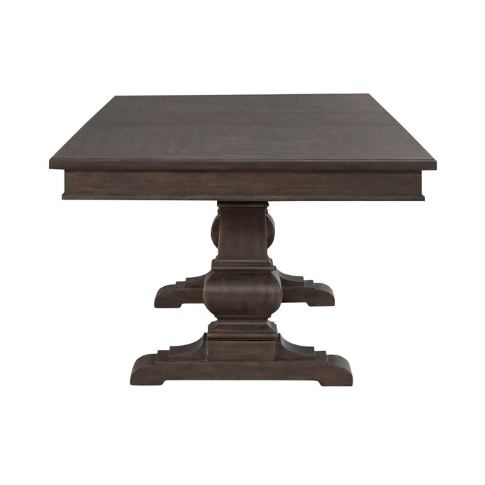 Paradise Valley Trestle Table Set - Furniture 4 Less (Jacksonville, NC)
