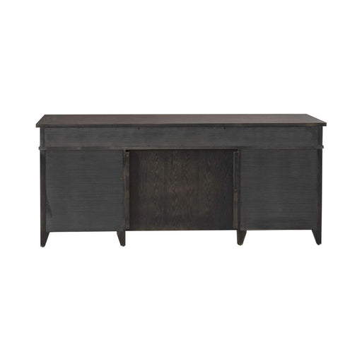 Liberty Furniture Paradise Valley Executive Credenza in Saddle Brown - Furniture 4 Less (Jacksonville, NC)