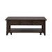 Paradise Valley Lift Top Cocktail Table in Saddle Brown - Furniture 4 Less (Jacksonville, NC)