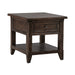Paradise Valley Rectangular End Table in Saddle Brown - Furniture 4 Less (Jacksonville, NC)