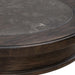 Paradise Valley Round Chairside Table in Saddle Brown - Furniture 4 Less (Jacksonville, NC)