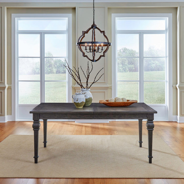 Paradise Valley Rectangular Leg Table in Saddle Brown - Furniture 4 Less (Jacksonville, NC)