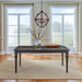 Paradise Valley Rectangular Leg Table in Saddle Brown - Furniture 4 Less (Jacksonville, NC)
