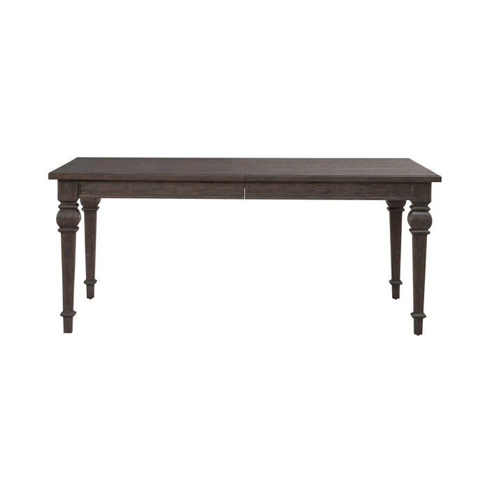 Paradise Valley Rectangular Leg Table in Saddle Brown - Furniture 4 Less (Jacksonville, NC)