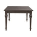 Paradise Valley Rectangular Leg Table in Saddle Brown - Furniture 4 Less (Jacksonville, NC)