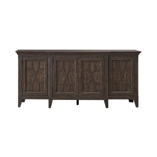 Liberty Furniture Paradise Valley 76 Inch TV Console in Saddle Brown - Furniture 4 Less (Jacksonville, NC)