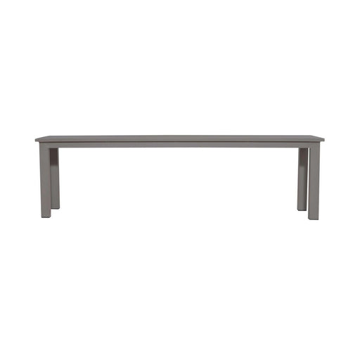 Liberty Furniture Plantation Key Outdoor Dining Bench in Granite - Furniture 4 Less (Jacksonville, NC)