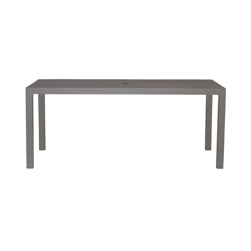 Liberty Furniture Plantation Key Outdoor Rectangular Leg Table in Granite - Furniture 4 Less (Jacksonville, NC)