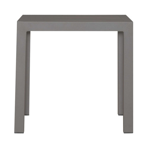 Liberty Furniture Plantation Key Outdoor End Table in Granite - Furniture 4 Less (Jacksonville, NC)