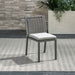 Liberty Furniture Plantation Key Outdoor Panel Back Side Chair in Granite - Furniture 4 Less (Jacksonville, NC)