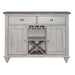Ocean Isle Buffet in Antique White with Weathered Pine - Furniture 4 Less (Jacksonville, NC)