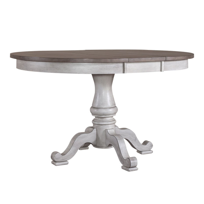 Ocean Isle 5 Piece Pedestal Table Set - Furniture 4 Less (Jacksonville, NC)