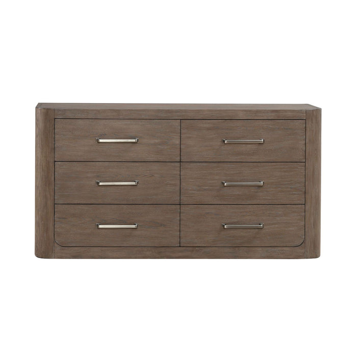 South Bend 6 Drawer Dresser in Burnished Clay - Furniture 4 Less (Jacksonville, NC)