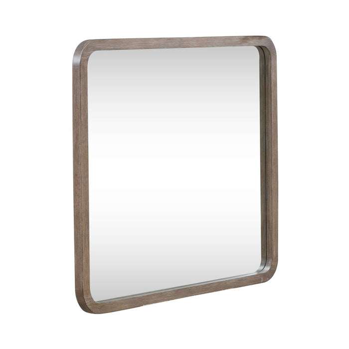 South Bend Landscape Mirror in Burnished Clay - Furniture 4 Less (Jacksonville, NC)