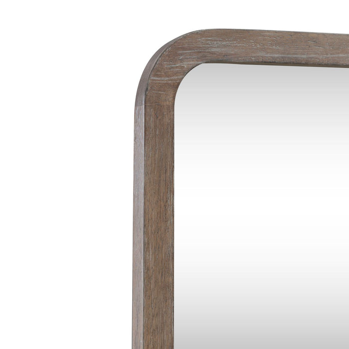 South Bend Landscape Mirror in Burnished Clay - Furniture 4 Less (Jacksonville, NC)