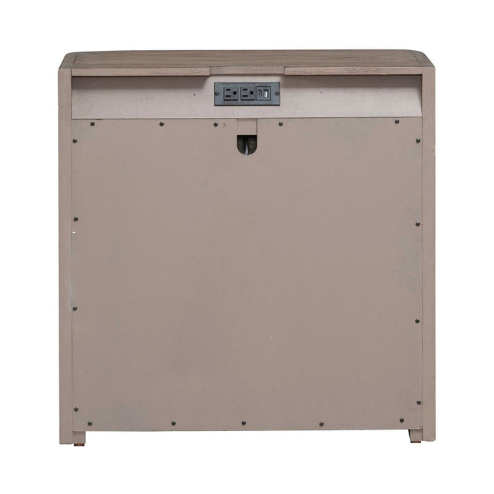 Liberty South Bend Open Nightstand w/ Charging Station in Burnished Clay - Furniture 4 Less (Jacksonville, NC)